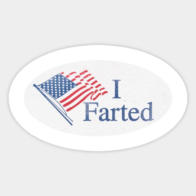 I Farted Sticker by pachyderm1